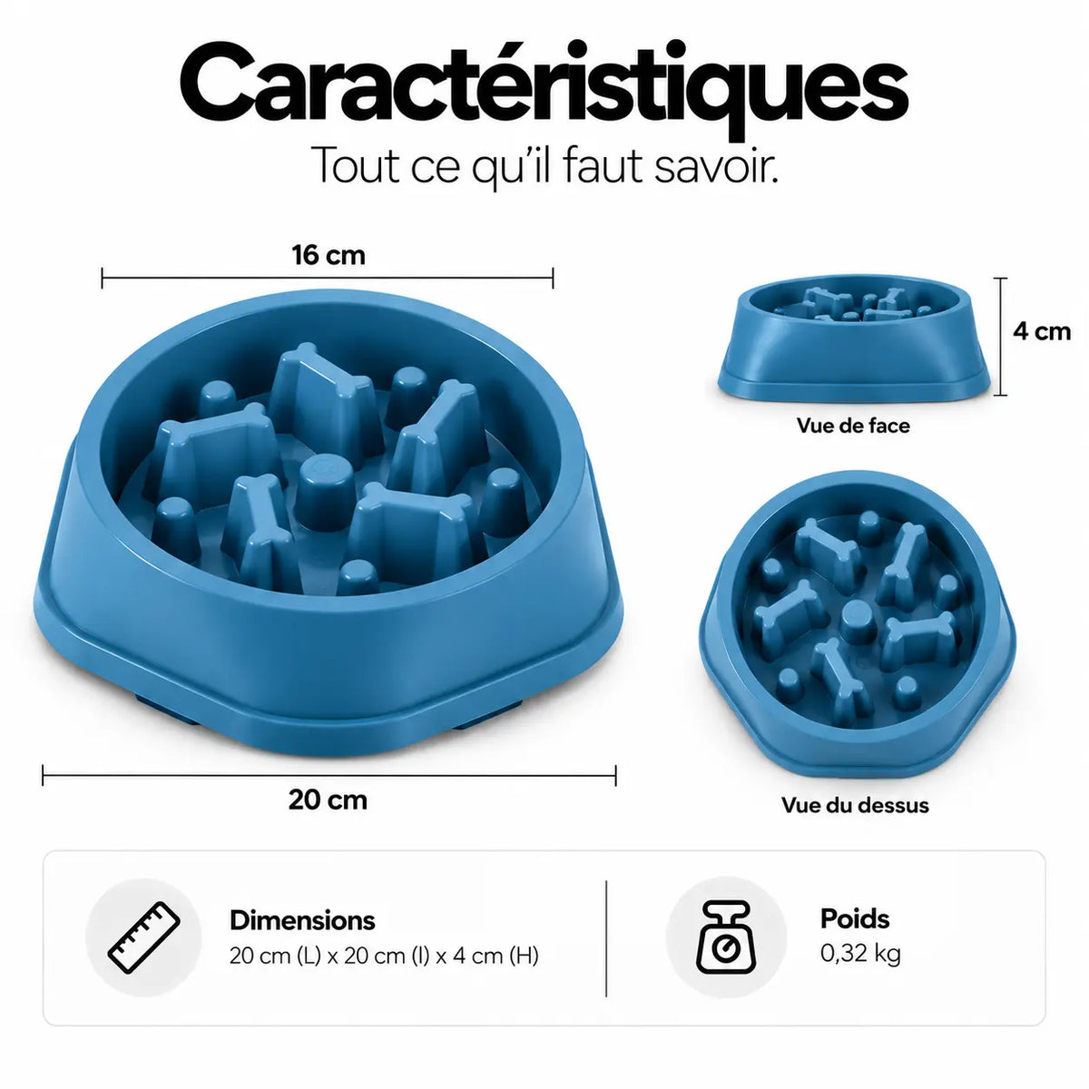 Bradroi Gamelle Anti-Glouton Mleek