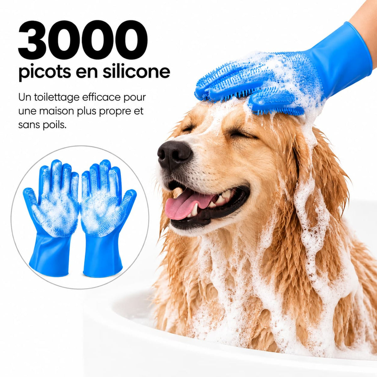 Bradroi Gant de Toilettage Luknéa