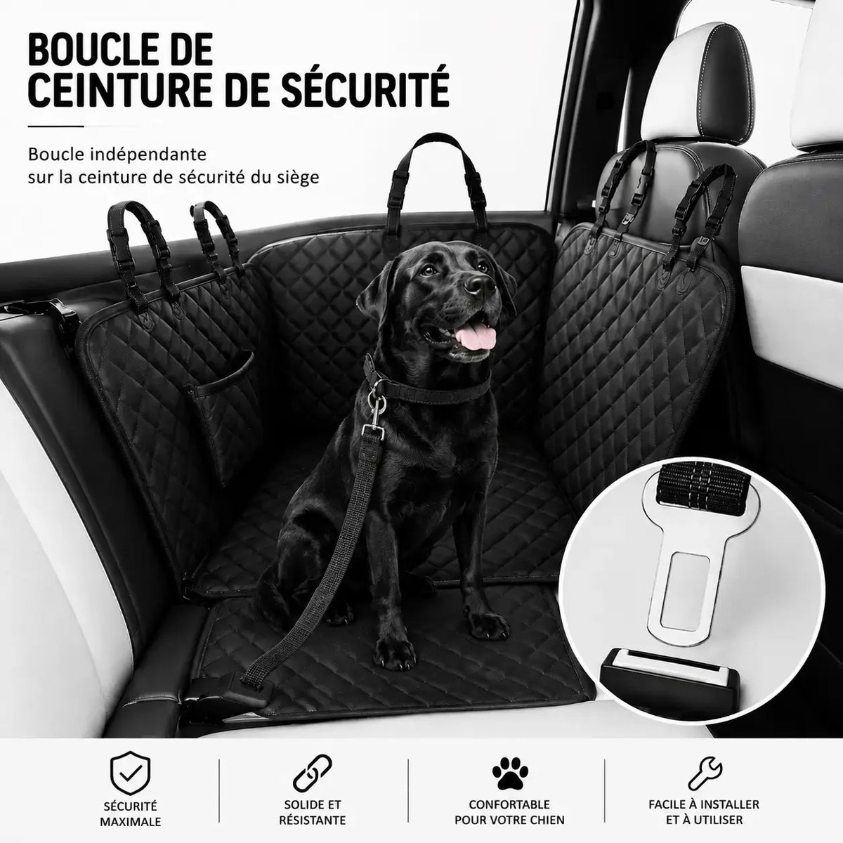 Ceinture de sécurité 3 en 1 pour chien Endel Gear
