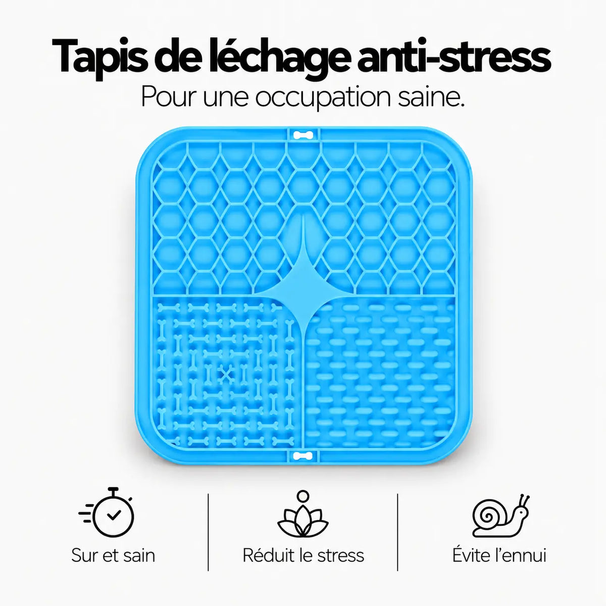 Bradroi Tapis de léchage Anti-stress Tynero